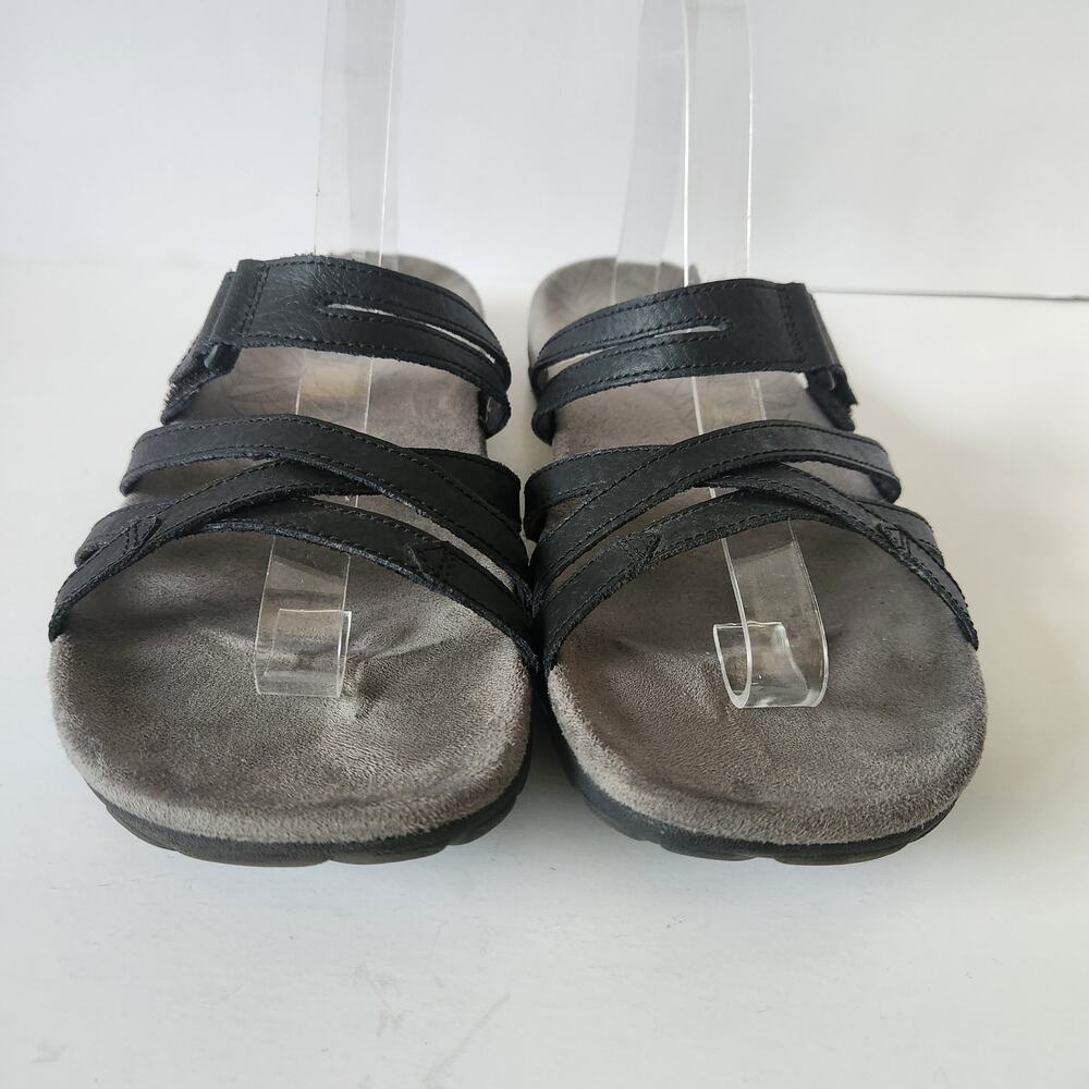 Merrell Black Strappy Hiking Sport Slide Sandals Womens SZ 10 Comfort Walking